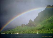 14.Regenbogen  in Cook's Bay Moorea