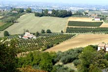 Blick von der Malatesta-Burg