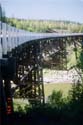 98.Letzte Timberholzbrücke am alten Alaska Highway, 