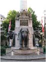 Elefantenbrunnen in Chambéry, Frankreich